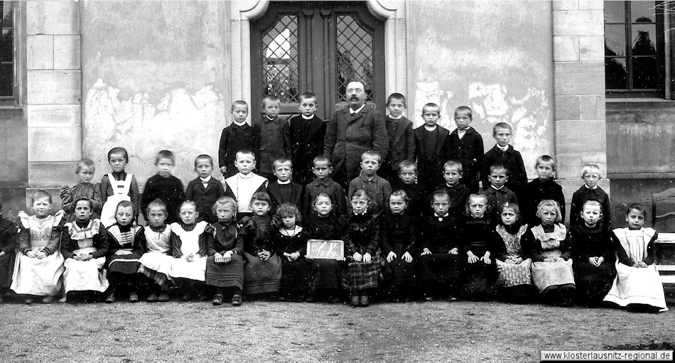 Klassenfoto aus dem Jahr 1899 Wilhelm Gruner - Lehrer